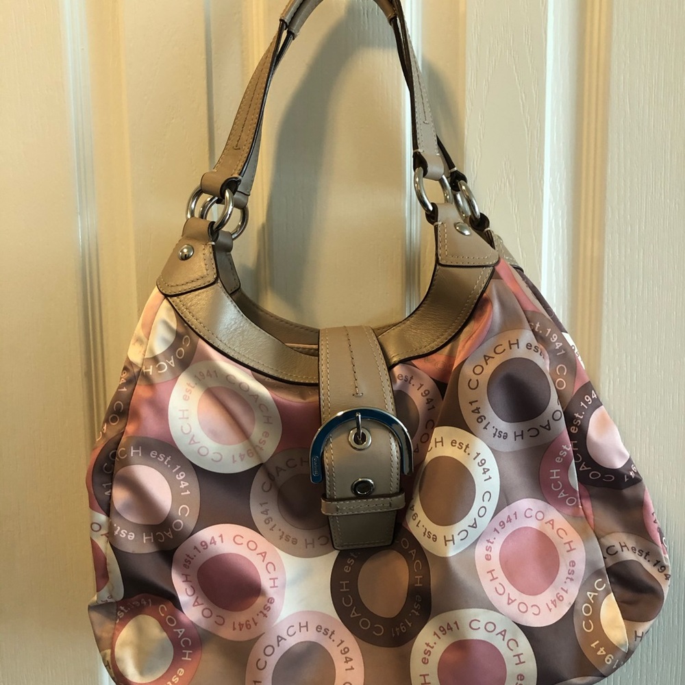 Coach multi-pocket shoulder bag